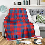 Scotstee Shop Tartan Plaid Blanket McKerrell Red Scottish Tartan Plaid Sherpa Blanket
