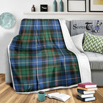 Scotstee Shop Tartan Plaid Blanket MacRae Hunting Ancient Scottish Tartan Plaid Sherpa Blanket