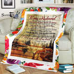 Scotstee Shop - Personalized Gift Letter To My Husband Nice Gift Always Love Him In All My Heart Gift Fleece Blanket