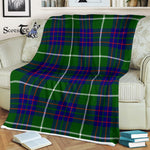 Scotstee Shop - Scotstee Shop Tartan Plaid Fleece Blankets MacIntyre Hunting Modern Clan Tartan Plaid Fleece Blanket Scottish