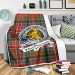 Scotstee Shop Tartan Plaid Blanket MacPherson Weathered Clan Badge Scottish Tartan Plaid Sherpa Blanket, Tartan Blanket, Plaid Blanket, Scottish Blanket, Gift Christmas Blanket, Christmas Blanket, Mother Day Gift, Father Day Gift