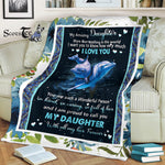 Scotstee Shop - Scotstee Shop Fleece Blanket Gift For Daughter More Than Anything In This World Mother Day Gifts Fleece Blanket