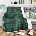 Scotstee Shop Tartan Plaid Blanket MacLean Hunting Ancient Scottish Tartan Plaid Sherpa Blanket