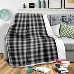Scotstee Shop Tartan Plaid Blanket MacPhee Black Scottish Tartan Plaid Sherpa Blanket