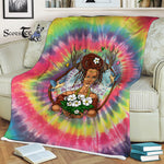 Scotstee Shop - Scotstee Shop Blanket Ayahuasca Shaman Hippie Fleece Blanket