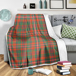 Scotstee Shop Tartan Plaid Blanket MacKinnon Ancient Scottish Tartan Plaid Sherpa Blanket