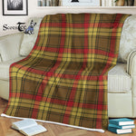 Scotstee Shop - Scotstee Shop Tartan Plaid Fleece Blankets MacMillan Old Weathered Clan Tartan Plaid Fleece Blanket Scottish