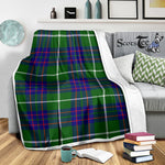 Scotstee Shop Tartan Plaid Blanket MacIntyre Hunting Modern Scottish Tartan Plaid Sherpa Blanket