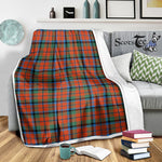 Scotstee Shop Tartan Plaid Blanket MacNaughton Ancient Scottish Tartan Plaid Sherpa Blanket