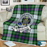 Scotstee Shop - Scotstee Shop Tartan Plaid Fleece Blankets MacKenzie Dress Modern Clan Badge Tartan Fleece Blanket Scottish