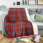 Scotstee Shop Tartan Plaid Blanket MacFarlane Scottish Tartan Plaid Sherpa Blanket
