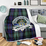 Scotstee Shop Tartan Plaid Blanket MacKenzie Modern Blue Clan Badge Scottish Tartan Plaid Sherpa Blanket, Tartan Blanket, Plaid Blanket, Scottish Blanket, Gift Christmas Blanket, Christmas Blanket, Mother Day Gift, Father Day Gift