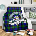 Scotstee Shop Tartan Plaid Blanket Sempill Clan Badge Scottish Tartan Plaid Sherpa Blanket, Tartan Blanket, Plaid Blanket, Scottish Blanket, Gift Christmas Blanket, Christmas Blanket, Mother Day Gift, Father Day Gift