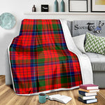 Scotstee Shop Tartan Plaid Blanket MacNicol Scottish Tartan Plaid Sherpa Blanket