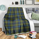Scotstee Shop Tartan Plaid Blanket MacLellan Scottish Tartan Plaid Sherpa Blanket