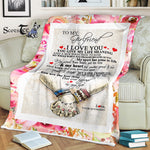 Scotstee Shop - Personalized Gift Wife Love Quote For Girlfriend Best Gift For Wife Fleece Blanket