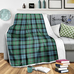Scotstee Shop Tartan Plaid Blanket Melville Hunting Scottish Tartan Plaid Sherpa Blanket