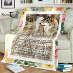 Scotstee Shop - Personalized Gift Letter To My Husband Lovely Quotes Gift Fleece Blanket