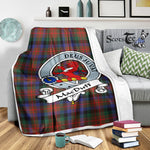Scotstee Shop Tartan Plaid Blanket MacDuff Hunting Modern Clan Badge Scottish Tartan Plaid Sherpa Blanket, Tartan Blanket, Plaid Blanket, Scottish Blanket, Gift Christmas Blanket, Christmas Blanket, Mother Day Gift, Father Day Gift