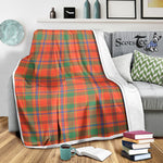 Scotstee Shop Tartan Plaid Blanket Munro Ancient Scottish Tartan Plaid Sherpa Blanket