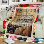 Scotstee Shop - Personalized Trendy Gift Letter To Husband I love My Husband So Much Love Gifts Fleece Blanket