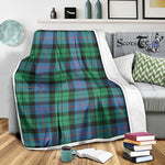 Scotstee Shop Tartan Plaid Blanket Morrison Ancient Scottish Tartan Plaid Sherpa Blanket