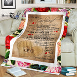 Scotstee Shop - Personalized Gift Letter To My Girlfriend Love Quote For Girlfriend Family Gift Fleece Blanket