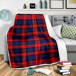 Scotstee Shop Tartan Plaid Blanket MacLachlan Modern Scottish Tartan Plaid Sherpa Blanket