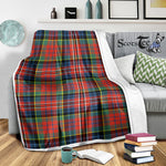 Scotstee Shop Tartan Plaid Blanket MacPherson Ancient Scottish Tartan Plaid Sherpa Blanket