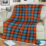 Scotstee Shop - Scotstee Shop Tartan Plaid Fleece Blankets MacLachlan Ancient Clan Tartan Plaid Fleece Blanket Scottish
