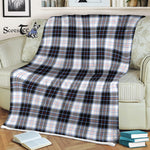Scotstee Shop - Scotstee Shop Tartan Plaid Fleece Blankets MacRae Dress Modern Clan Tartan Plaid Fleece Blanket Scottish