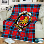 Scotstee Shop - Scotstee Shop Tartan Plaid Fleece Blankets MacTavish Clan Crest Badge Tartan Fleece Blanket Scottish
