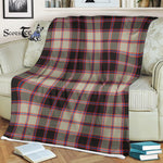 Scotstee Shop - Scotstee Shop Tartan Plaid Fleece Blankets MacPherson Hunting Ancient Tartan Blanket Scottish Blanket
