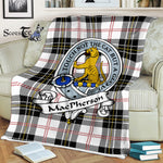 Scotstee Shop - Scotstee Shop Tartan Plaid Blankets MacPherson Clan Badge Tartan Fleece Blanket Scottish