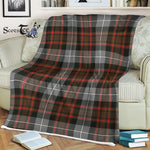 Scotstee Shop - Scotstee Shop Tartan Plaid Fleece Blankets MacRae Hunting Weathered Clan Tartan Plaid Fleece Blanket Scottish