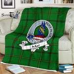 Scotstee Shop - Scotstee Shop Tartan Plaid Fleece Blankets Mar Hunting Clan Badge Tartan Fleece Blanket Scottish