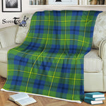 Scotstee Shop - Scotstee Shop Tartan Plaid Fleece Blankets Marjoribanks Ancient Clan Tartan Plaid Fleece Blanket Scottish