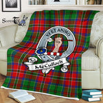 Scotstee Shop - Scotstee Shop Tartan Plaid Fleece Blankets McCulloch Clan Badge Tartan Fleece Blanket Scottish