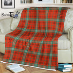 Scotstee Shop - Scotstee Shop Tartan Plaid Fleece Blankets Morrison Red Ancient Clan Tartan Plaid Fleece Blanket Scottish