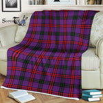 Scotstee Shop - Scotstee Shop Tartan Plaid Fleece Blankets Montgomery Modern Clan Tartan Plaid Fleece Blanket Scottish