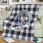 Scotstee Shop - Scotstee Shop Tartan Plaid Fleece Blankets MacRae Dress Modern Clan Badge Tartan Fleece Blanket Scottish