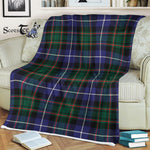 Scotstee Shop - Scotstee Shop Tartan Plaid Fleece Blankets MacRae Hunting Modern Clan Tartan Plaid Fleece Blanket Scottish