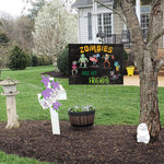 Halloween Decorations Outdoor Halloween Yard Sign Zombies Are My Friends, Halloween Group Costume Party Halloween Yard Decorations - Scotstee Shop