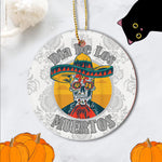 Sugar Skull Ornament Dia De Los Muertos Of The Dead Skull Costume Halloween Happy Halloween Ornament Gift - Scotstee Shop