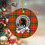 Scotstee Shop - Turnbull Scottish Clan Badge Plaid Ornament Gift. Christmas Tree Ornament Turnbull Clan Tartan Ornament Great Christmas Ornaments Gift