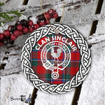 Scotstee Shop - Sinclair Scottish Clan Tartan Plaid Ornament Gift. Christmas Tree Ornament Tartan Ornament Great Christmas Ornaments Gift
