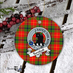 Scotstee Shop - Turnbull Scottish Clan Badge Plaid Ornament Gift. Christmas Tree Ornament Turnbull Clan Tartan Ornament Great Christmas Ornaments Gift