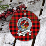 Scotstee Shop - Wallace Scottish Clan Badge Plaid Ornament Gift. Christmas Tree Ornament Wallace Clan Tartan Ornament Great Christmas Ornaments Gift
