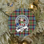 Scotstee Shop - Glass Scottish Clan Badge Plaid Ornament Gift. Christmas Tree Ornament Glass Clan Tartan Ornament Great Christmas Ornaments Gift