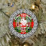 Scotstee Shop - Turnbull Clan Tartan Crest Badge Plaid Ornament Gift. Christmas Tree Ornament Tartan Ornament Great Christmas Ornaments Gift